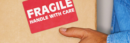 Fragile handle with care box
